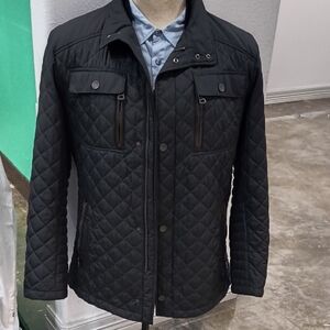 Bugatti Men's Dark Quilted Jacket